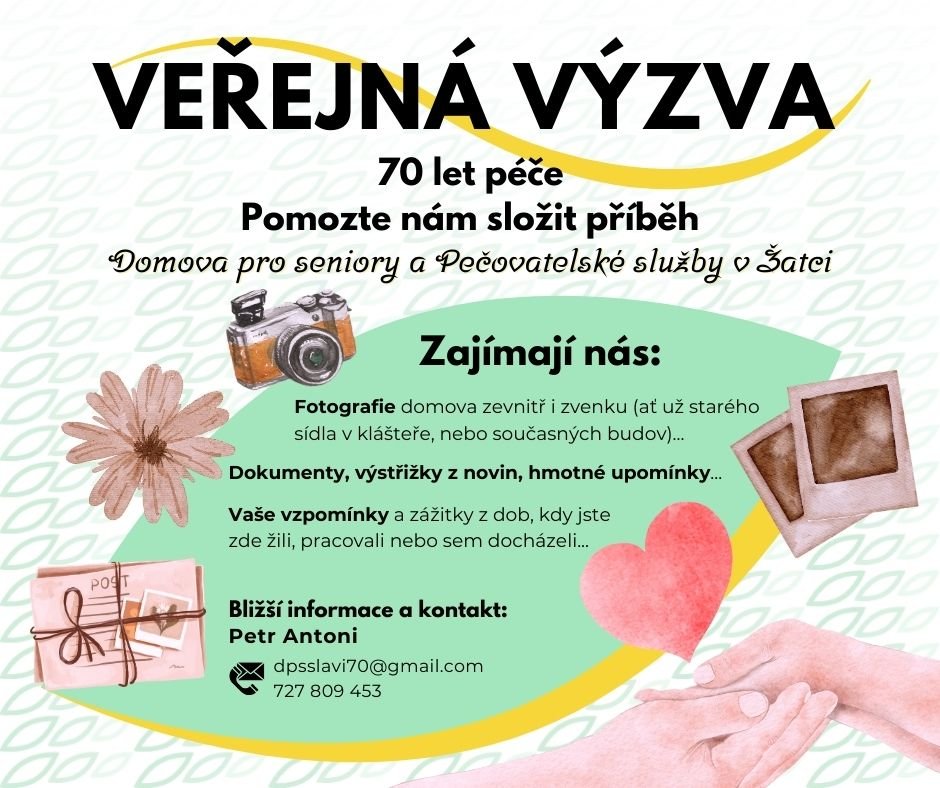 Domov pro seniory v Žatci slaví 70 let a vy můžete být součástí jeho příběhu