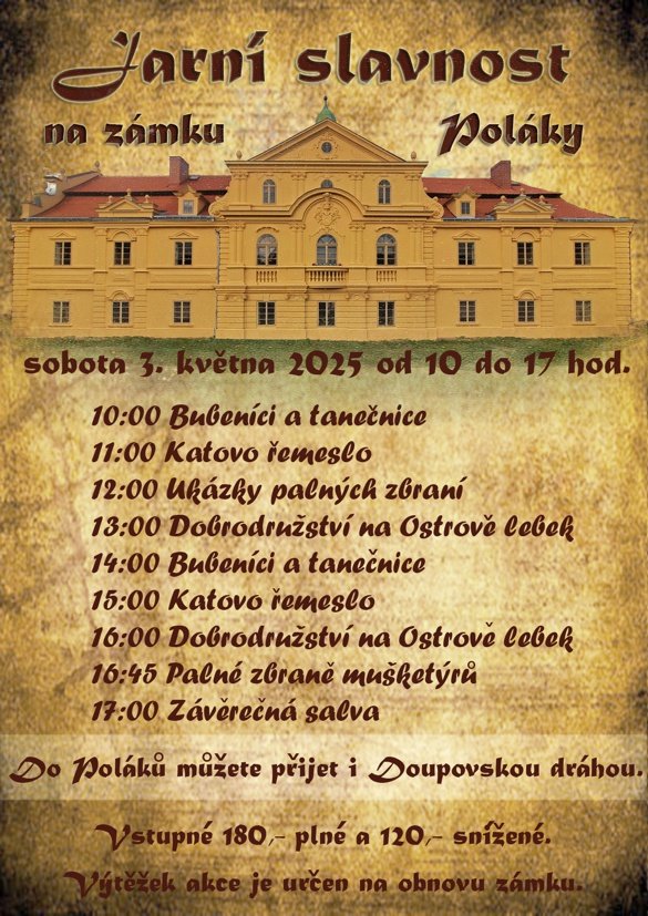 Jarní slavnost na zámku Poláky