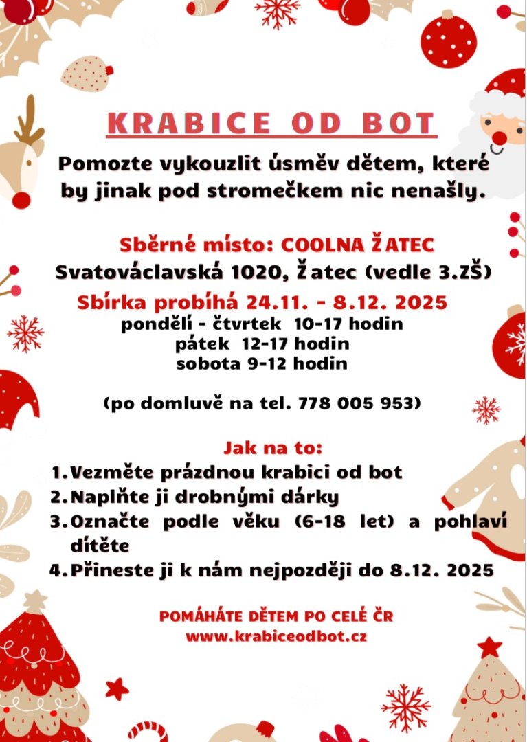 Krabice od bot - malý dárek, velká radost