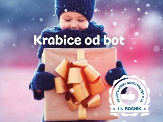 Krabice od bot 2021: Děti darují dětem