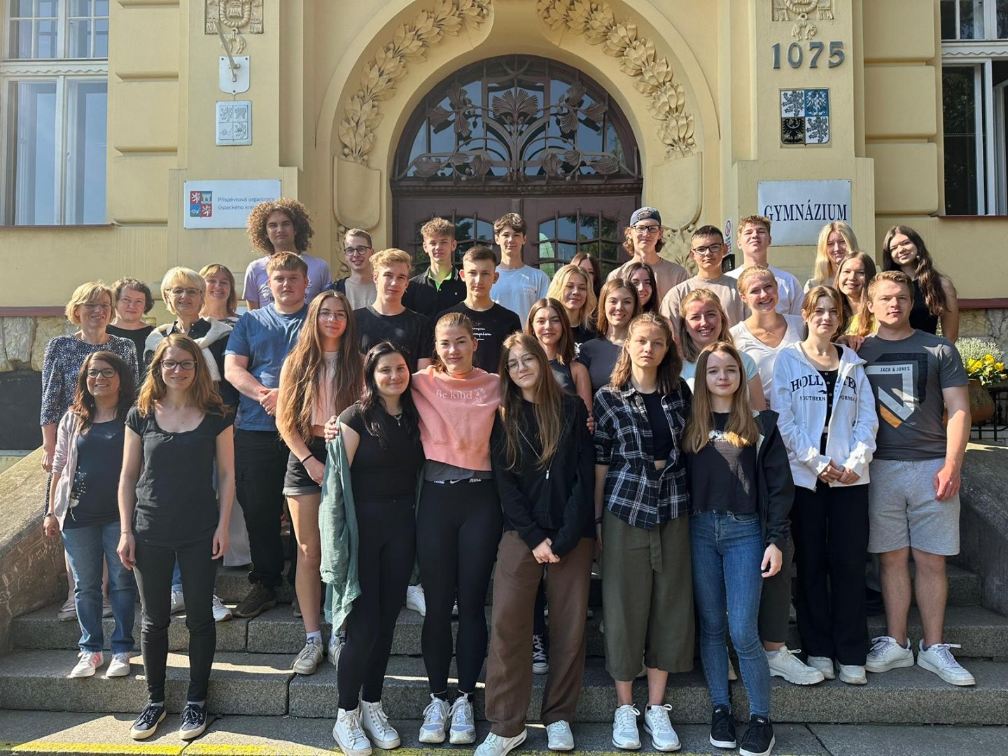 Návštěva z Bremerhavenu na žateckém gymnáziu