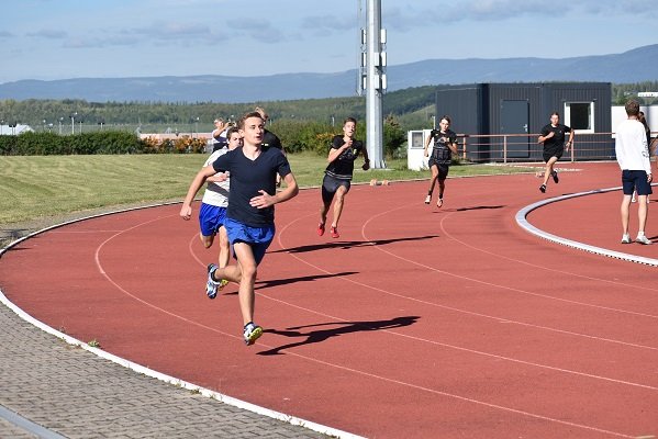 Gymnázium Žatec na okresním kole Středoškolského atletického poháru